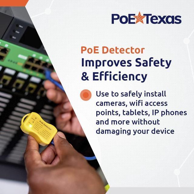 Alt view image 4 of 7 - PoE Detector & PoE Tester (Gen2.5) Tool Kit - Detect Power on The Network Cable + Test Power Over Ethernet to Determine Voltage, Current and Power Consumption on Network Cable, No Battery Needed