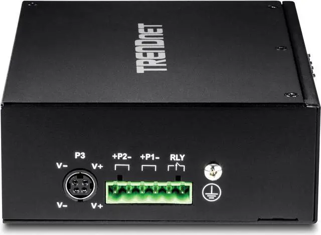 Alt view image 6 of 7 - TRENDnet 10-Port Hardened Industrial Gigabit DIN-Rail Switch, DIN-Rail and Wall mounts Included, Dual redundant, RJ-45/SFP, Lifetime Protection, TI-G102