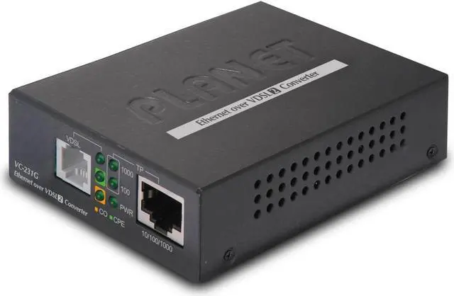 Main image of PLANET VC-231G 1-Port 10/100/1000T Ethernet to VDSL2 Bridge (30a profile w/G.vectoring)