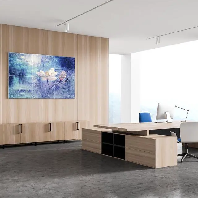 Alt view image 6 of 7 - JBER Art Acoustic Panels, 6 Pack Self-Adhesive Large Wall Art Paintings for Wall Decoration, Sound Absorbing Panels for Recording Studio, Living room, Bathroom, Office, 47.2"×27" (Magnolia)