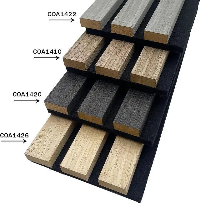 Alt view image 7 of 7 - Concord Acoustic Wall Panels | Wood 3D Wall Panels Slat Wall Paneling - Pine | 94.5 x 5 Each | Soundproof Paneling | Wall Panels for Interior Wall Decor - COA1426 (Pack of 6) 18.7 sqft. -M