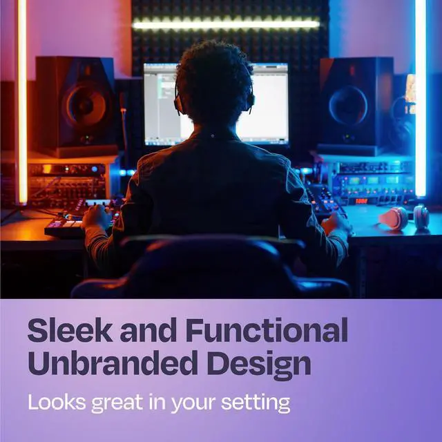 Alt view image 4 of 7 - Ekkogo Pair of Studio Monitor Isolation Pads Premium Acoustic Foam to Elevate Audio Ideal Speaker Foam for 3-4.5 Inch Speakers Enhanced with Vibredux HD Foam for Superior Isolation