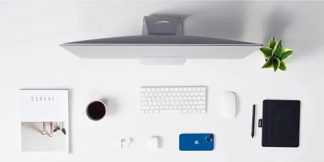 Alt view image 5 of 7 - Kaboon White Table Top 23.62" D x 59.1" W, Solid One-Piece Desktop, Universal Wood Countertop, Reversible Laminate Top, Double Desks, L-Desk DIY, for Home and Commercial