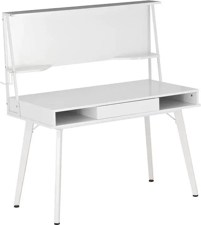 Alt view image 5 of 7 - Techni Mobili Study Computer Storage & Magnetic Dry Erase White Board Home Office Desk