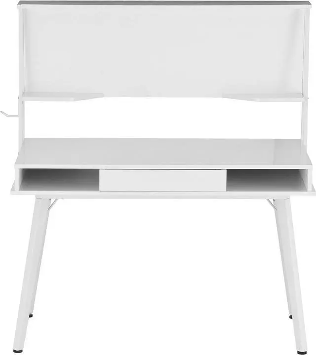 Alt view image 6 of 7 - Techni Mobili Study Computer Storage & Magnetic Dry Erase White Board Home Office Desk