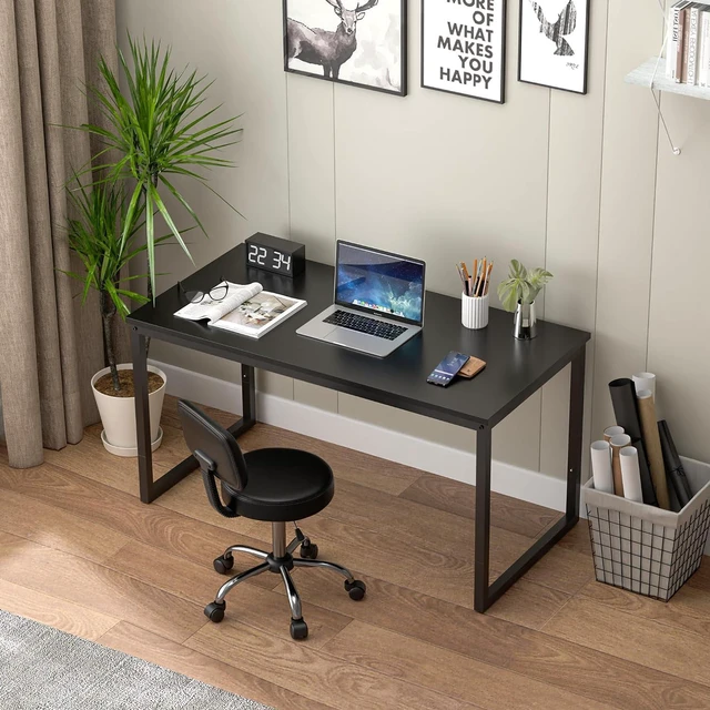 Alt view image 5 of 7 - ZenStyle Computer Desk 47" Modern Sturdy Office Desk Computer Table PC Laptop Study Writing Desk for Home Office, Black