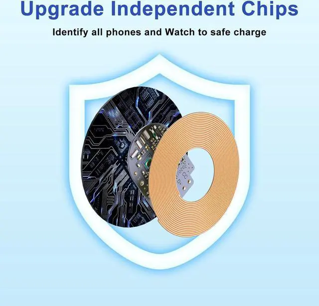 Alt view image 7 of 7 - Upgraded Multi Charging Cable for Apple Watch Charger Magnetic Wireless iWatch Charger Nylon Braided USB C/Lightning/Micro Compatible with iWatch Series 9-1/iPhone 15 14/Galaxy Android-4FT