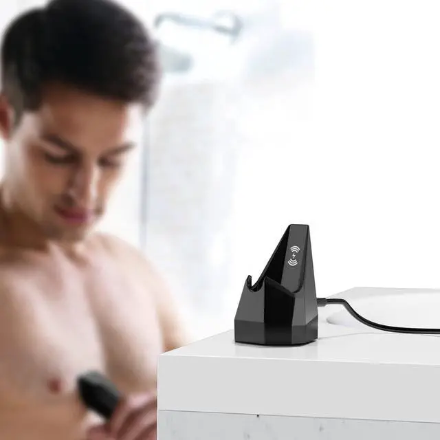 Alt view image 6 of 6 - Charging Dock Replacement for MANSCAPED 4.0, Wireless Charging Stand Base Compatible with MANSCAPED The Lawn Mower 4.0 Electric Groin Hair Trimmer Only