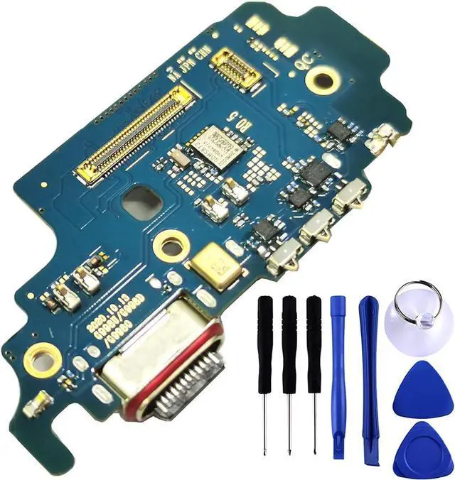 Main image of Galaxy S21 Ultra 5G USB Charging Port Flex Cable Replacement Type C Charger Dock Board Flex Cable Connector for Samsung S21 Ultra G998U Port Repair Part with Tools (SM-G998U)