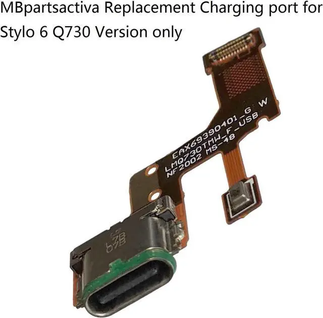 Alt view image 2 of 6 - Stylo 6 Charging Port Connector Replacement Type c Charger Port Dock Board Parts for LG Stylo 6 Q730 Q730AMQ 6.8 Inch
