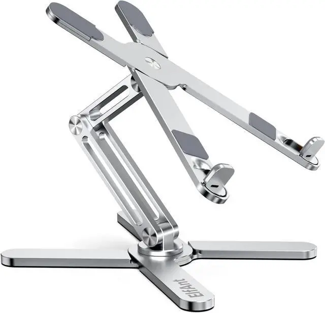Alt view image 3 of 6 - Laptop Stand 360 Degree Rotation Adjustable Portable for 10" - 17" Laptop Tablet