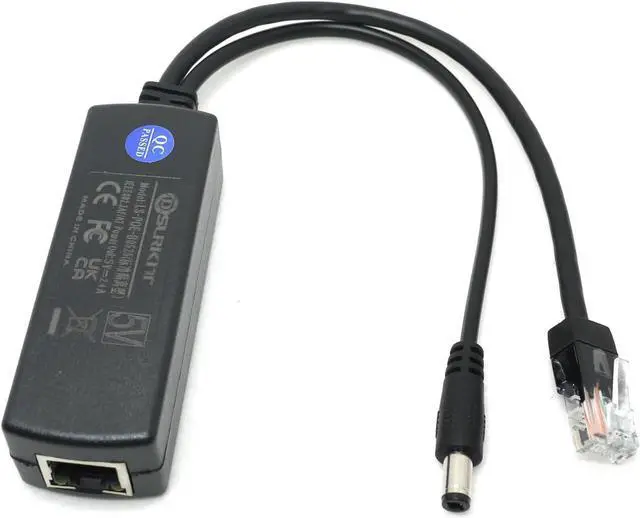 Alt view image 7 of 7 - DC 5V 2.4A Active PoE Splitter Power Over Ethernet 802.3af 5.5x2.1mm