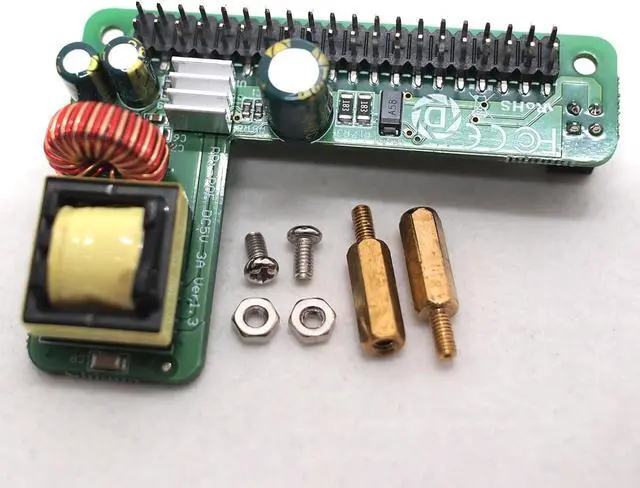Main image of Power Over Ethernet PoE HAT IEEE802.3af DC 5V 2.5A with 1.5KV Isolation for Raspberry Pi 4B 3B+ 3B Plus