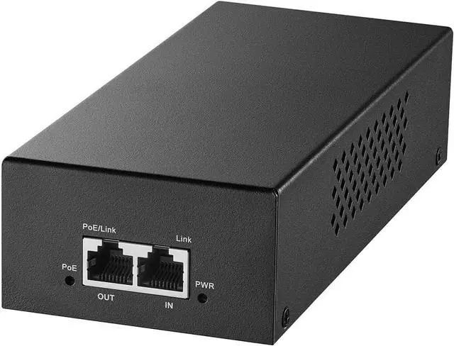 Alt view image 5 of 7 - MokerLink Gigabit PoE Injector, 802.3af/at/bt 90W, 10/100/1000Mbps Ethernet, Plug & Play, Non-PoE to PoE Adapter, Distance Up to 100 Meters (328 ft.)