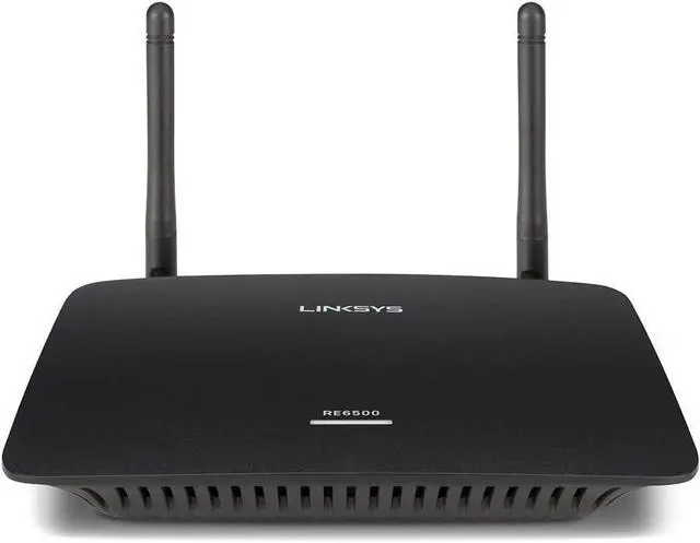 Main image of Linksys RE6500: AC1200, Dual-Band Wi-Fi Extender, Internet Booster, 4 Gigabit Ethernet Ports, Uninterrupted Streaming and Gaming (Black)