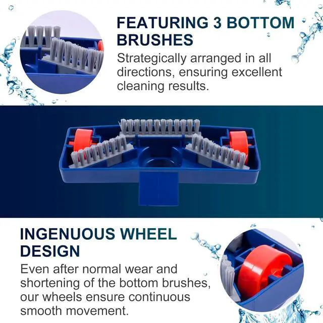 Alt view image 5 of 7 - Portable Pool Vacuum Jet Underwater Cleaner (2024 Upgrade)with Fine Mesh Bag& 56" Pole, Handheld Jet Pool Vacuum for Above Ground Pool, Underwater Spa Pool Vacuum Cleaner Attach to Garden Hose