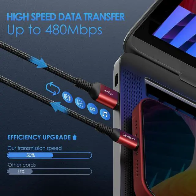 Alt view image 6 of 7 - iPhone Charger Cable [ MFi Certified] 3Pack 6FT USB-A to Lightning Cable Nylon Braided Fast Charging Cord Compatible with iPhone 14/13/12/11 Pro Max/XR/XS/X/8/7/Plus/6S iPad/iPod/AirPods