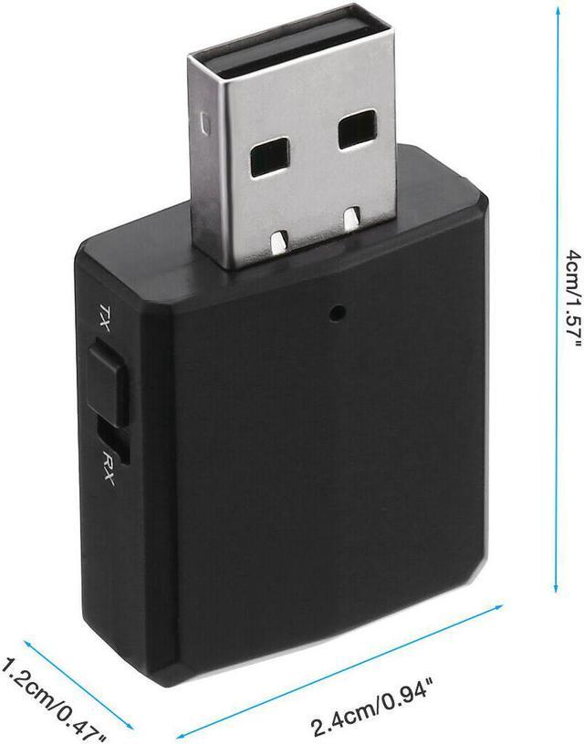 Alt view image 2 of 6 - 3 in 1 USB Bluetooth 5.0 Audio Transmitter Receiver Adapter For TV PC Car Grace