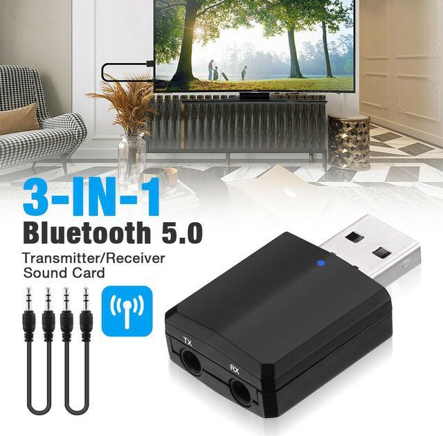 Main image of 3 in 1 USB Bluetooth 5.0 Audio Transmitter Receiver Adapter For TV PC Car Grace