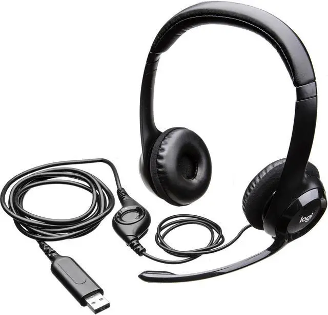 Alt view image 2 of 6 - Logitech H390 USB Headset with Noise-Canceling Microphone