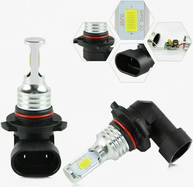 Alt view image 6 of 6 - For Honda Accord 2006-2009 2010 2011 2012 LED Headlight HighLow Fog LAMP Bulbs