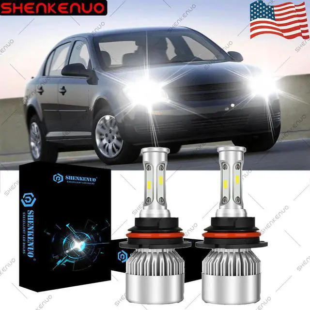 Main image of LED Headlight 9007 Bulbs High/Low Beam Kit For  Cobalt 2005 - 2010 S2 6000K