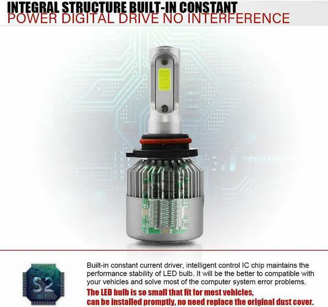 Alt view image 3 of 6 - FOR Honda Pilot 2006-2018 Combo LED Headlight High Low BEAM + Fog Light 6x Bulbs