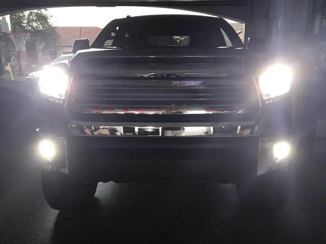 Alt view image 4 of 6 - For Toyota Corolla 4Dr 2005 2006 2007 2008 LED Headlight High Low Fog Light Bulb