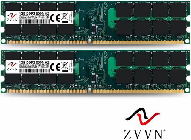 Venta anticipada cien Destierro ZVVN 8GB Kit (2x 4GB) 240-Pin DDR2 DIMM DDR2 800 (PC2 6400) Desktop  Computer Memory RAM Model Desktop Memory - Newegg.com