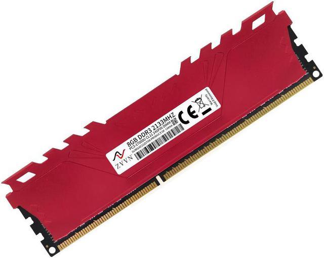 8GB DDR3 2133 (PC3 17000) Red RAM Desktop Memory 240-Pin ZVVN Desktop Memory - Newegg.com