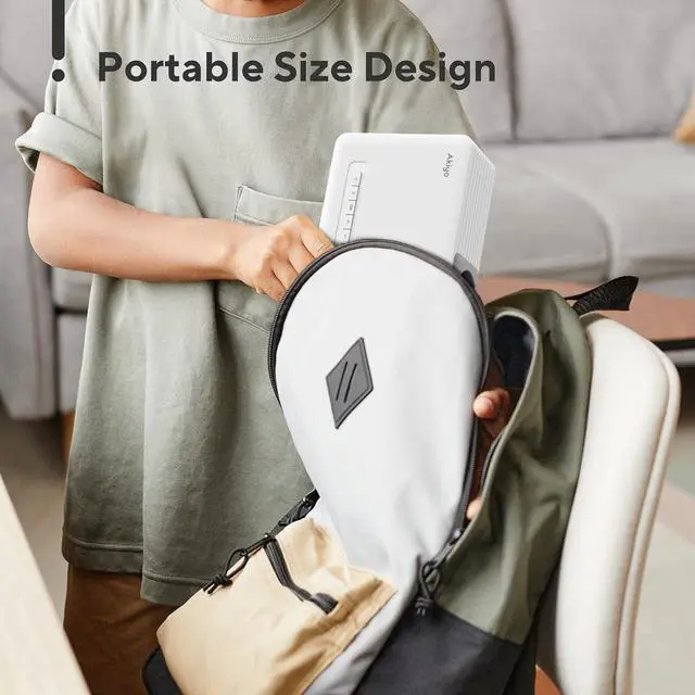 Alt view image 5 of 7 - Mini Projector with WiFi and Bluetooth, 1080P Supported iPhone Projector with Projector Stand, Portable Movie Projector for Home Theater/Outdoor, Compatible with iOS/Android/Laptop/TV Stick/HDMI/PS5