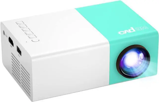 Main image of Portable Projector, wepvo Mini Projector for Cartoon, Kids Gift, Outdoor Movie Projector, LED Pico Video Projector for Home Theater Movie Projector with HDMI USB Interfaces and Remote Control