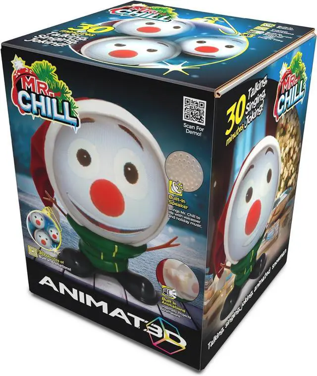 Main image of Animated Snowman with Built in Projector & Speaker Plug'n Play