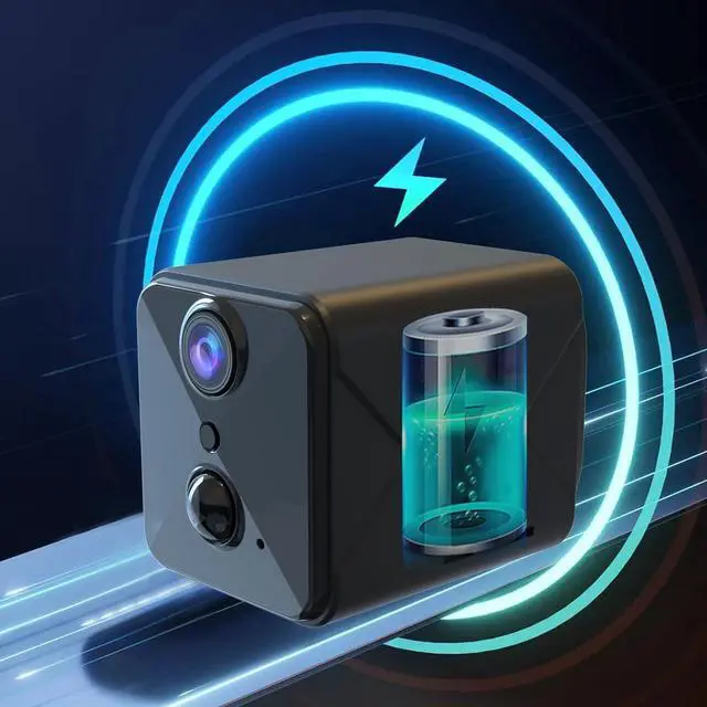 Alt view image 4 of 6 - 2024 Upgraded Security Camera Wireless Indoor,Mini Security Nanny Camera,AI Motion Detection Alerts,Clear Night Vision,100 Days Standby Battery Life,Real Time Record Surveillance