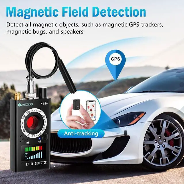 Alt view image 4 of 6 - Hidden Camera Detectors,Anti Spy Detector,Bug Detector,GPS Detector,RF Detector Scanner Device for GPS Tracker Listening Device Camera Finder