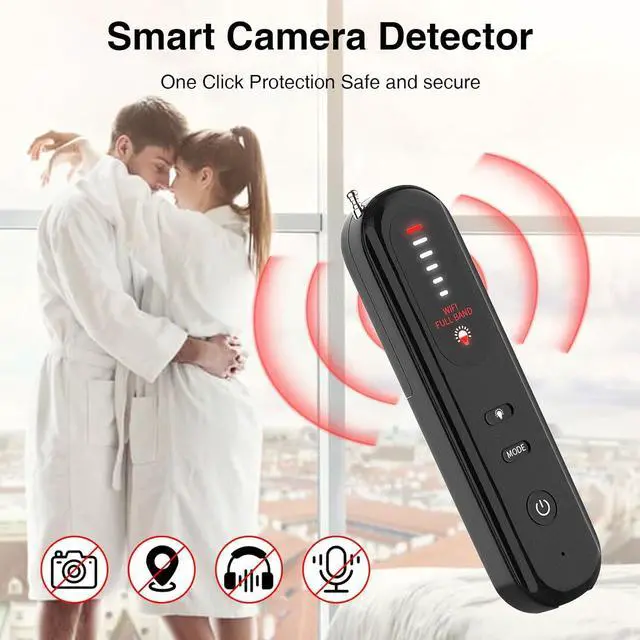 Alt view image 3 of 7 - Hidden Camera Detectors, Portable Wireless Camera Detectors, Anti-Photo Hidden Camera Detector, Hidden Camera Detectors and Bug Detector for Car Indoor Home Hotel Travel Office