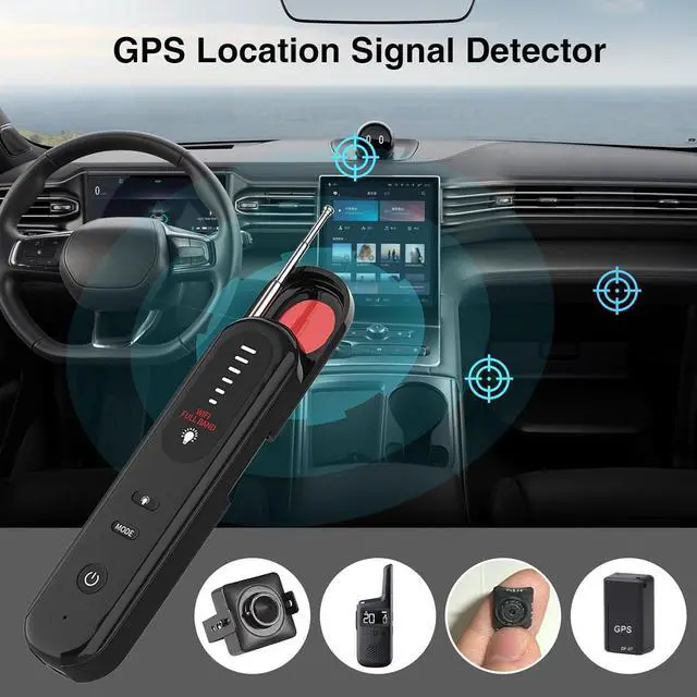 Alt view image 4 of 7 - Hidden Camera Detectors, Portable Wireless Camera Detectors, Anti-Photo Hidden Camera Detector, Hidden Camera Detectors and Bug Detector for Car Indoor Home Hotel Travel Office