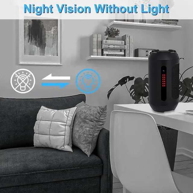 Alt view image 6 of 7 - 128G Spy Camera Hidden Camera Bluetooth Speaker, Best Hidden Spy Camera with Night Vision,1080P Full HD Mini Spy Camera,Nanny Camera Cam Hidden Camera,Hidden Camera for Home Security