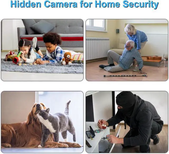Alt view image 7 of 7 - 128G Spy Camera Hidden Camera Bluetooth Speaker, Best Hidden Spy Camera with Night Vision,1080P Full HD Mini Spy Camera,Nanny Camera Cam Hidden Camera,Hidden Camera for Home Security
