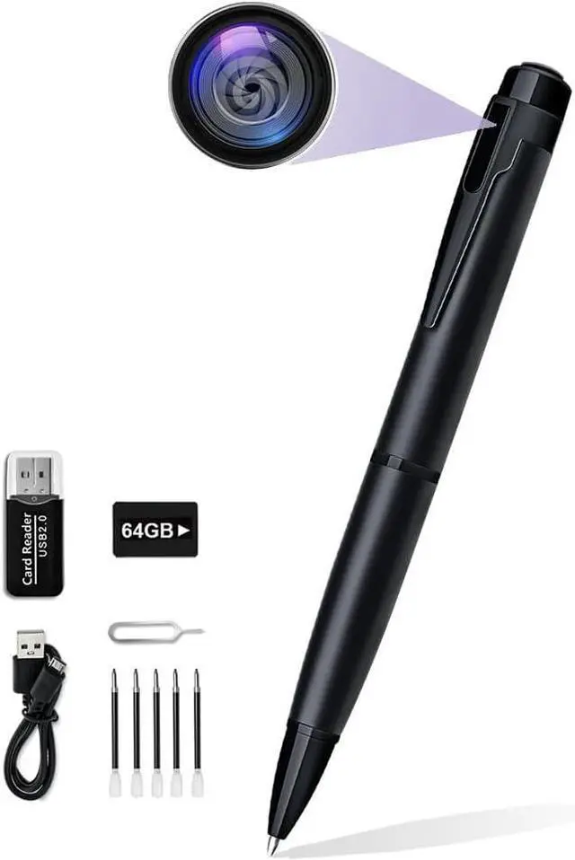 Main image of 64GB Hidden Camera Full HD 1080P Nanny Camera Mini Camera Hidden Video Camera Small Camera Mini Hidden Spy Camera Security Camera