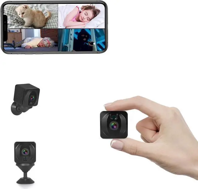 Small Camera Mini Spy Camera Wireless Hidden Camera No WiFi Needed Portable With Small Cameras Hidden Wireless