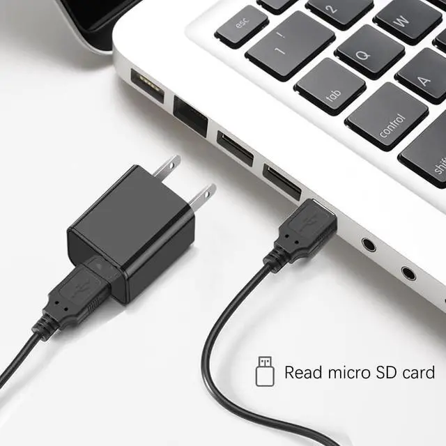 Alt view image 3 of 7 - Spy Small Smart USB Charger Camera Home Hidden WiFi Security Camera Wireless Baby Monito Surveillance Camera Motion Detection Remote View