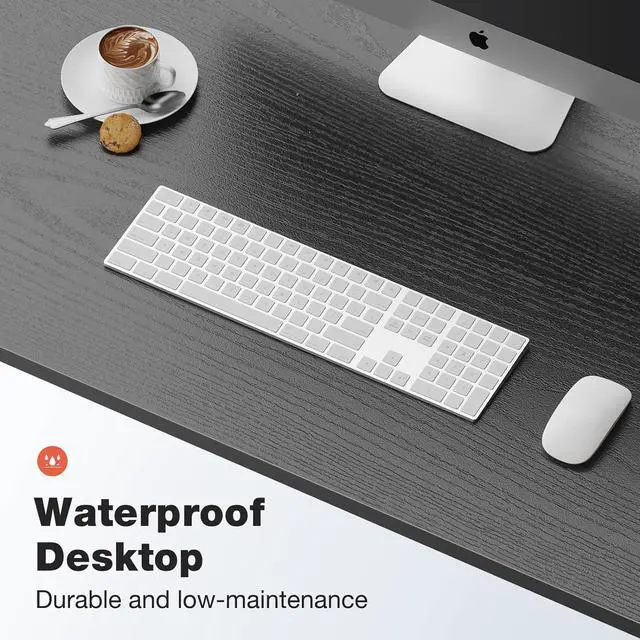 Alt view image 5 of 7 - Small Computer Desk 32 Inch Home Office Work Study Writing Student Kids Bedroom Wood Modern Simple Table with Storage Bag & Headphone Hooks