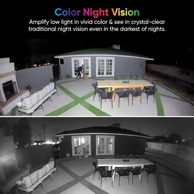Alt view image 7 of 7 - WYZE Floodlight Camera v2, 2800-Lumen LEDs, 2K HD Outdoor Security Camera, 160° Wide View, Motion Activated Light, 105dB Siren, Color Night Vision, Compatible with Alexa & Google Assistant, Wired