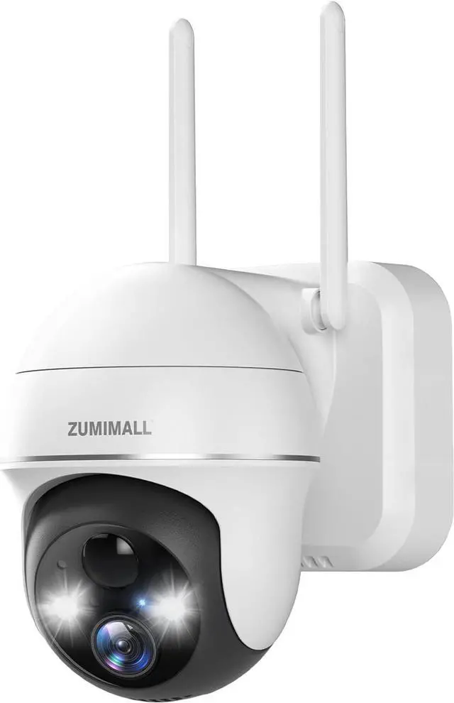 Main image of Security Cameras Wireless Outdoor WiFi with 360° PTZ, 2K Battery Powered Cameras for Home Surveillance, Spotlight & Siren/PIR Detection/3MP Color Night Vision/2-Way Talk/IP66/Cloud/SD