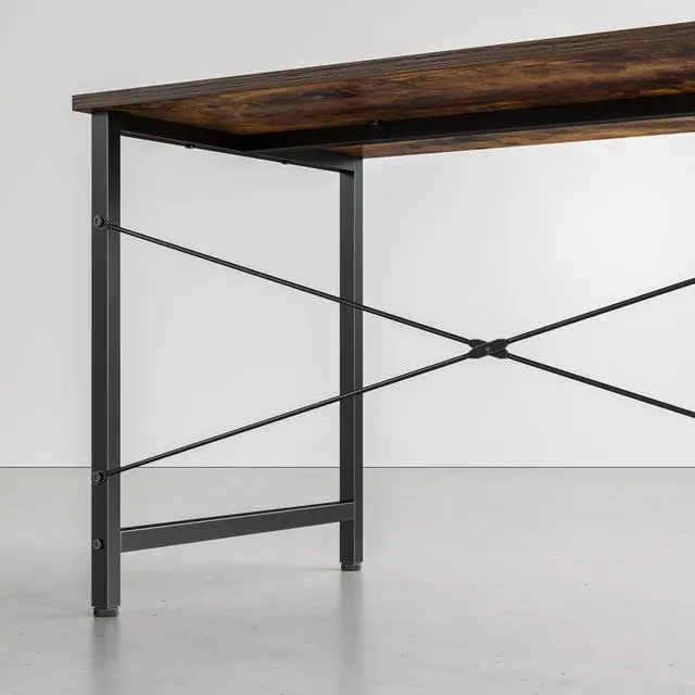 Alt view image 6 of 7 - Computer Desk, 40 inch Home Office Desk, Modern Simple Style PC Table for Home, Office, Study, Writing, Vintage