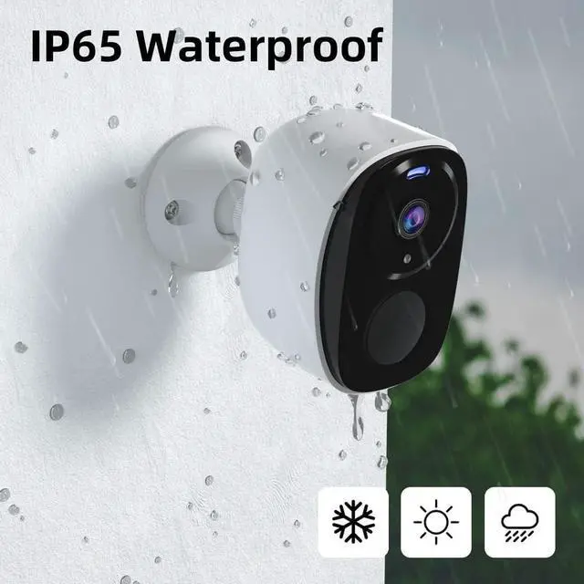 Alt view image 7 of 7 - Security Cameras Wireless Outdoor, 2K Battery Powered Spotlight Siren Alarm WiFi Surveillance Camera for Home Security, AI Motion Detection, Color Night Vision,2-Way Audio, Waterproof, Cloud/SD, 4Pack