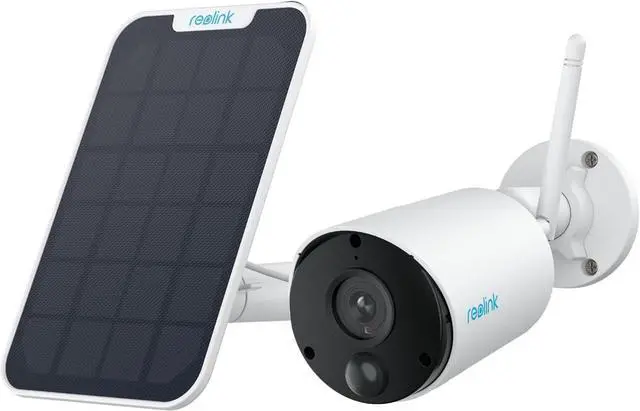 Main image of Argus Eco+SP - 2K Solar WiFi Security Cameras Outdoor Wireless, No Hub Needed, 3MP Night Vision, Human/Vehicle Detection, Solar Powered Wireless Home Security Camera Works with Alexa