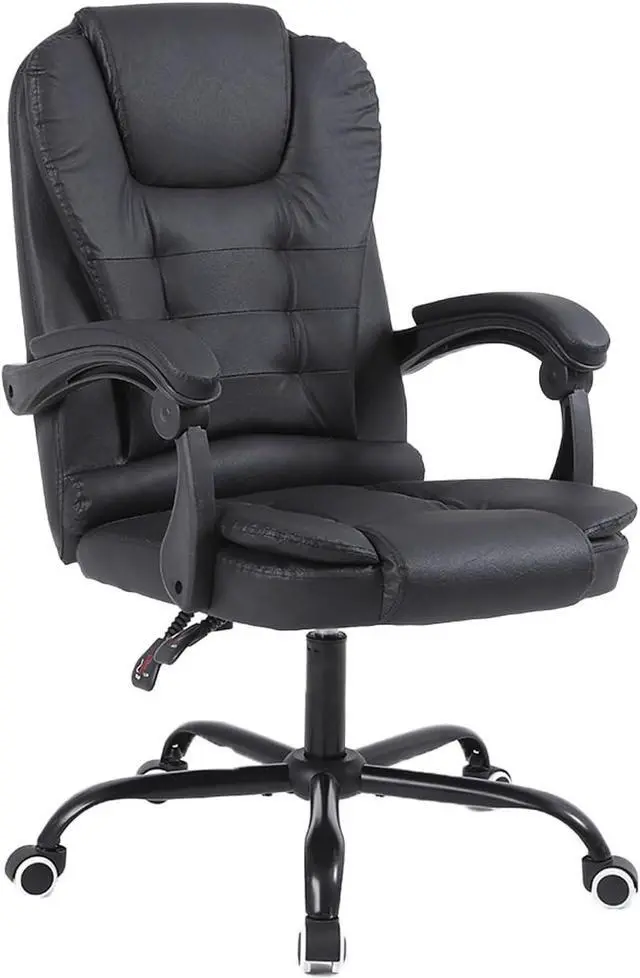 Main image of Office Chair Heavy Duty Executive Reclining Computer Swivel Chair (Black)