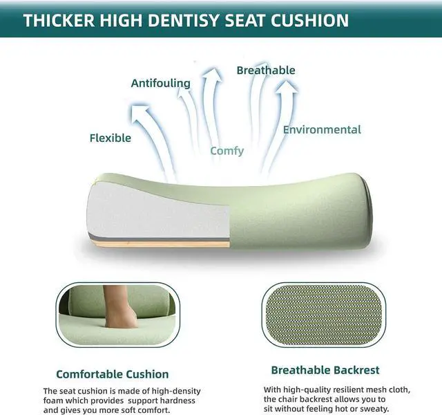 Alt view image 4 of 7 - Ergonomic Office Chair- Home Office Desk Chairs with Foot Rest, Adjustable High Back Computer Drafting Chair with Wheels